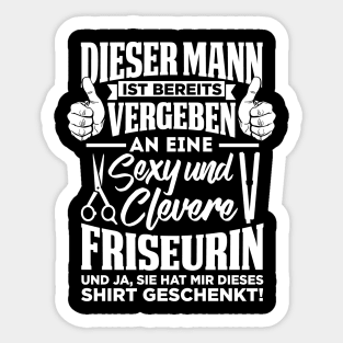 Friseur Friseur Friseur Friseur Friseur Barbershop Sticker